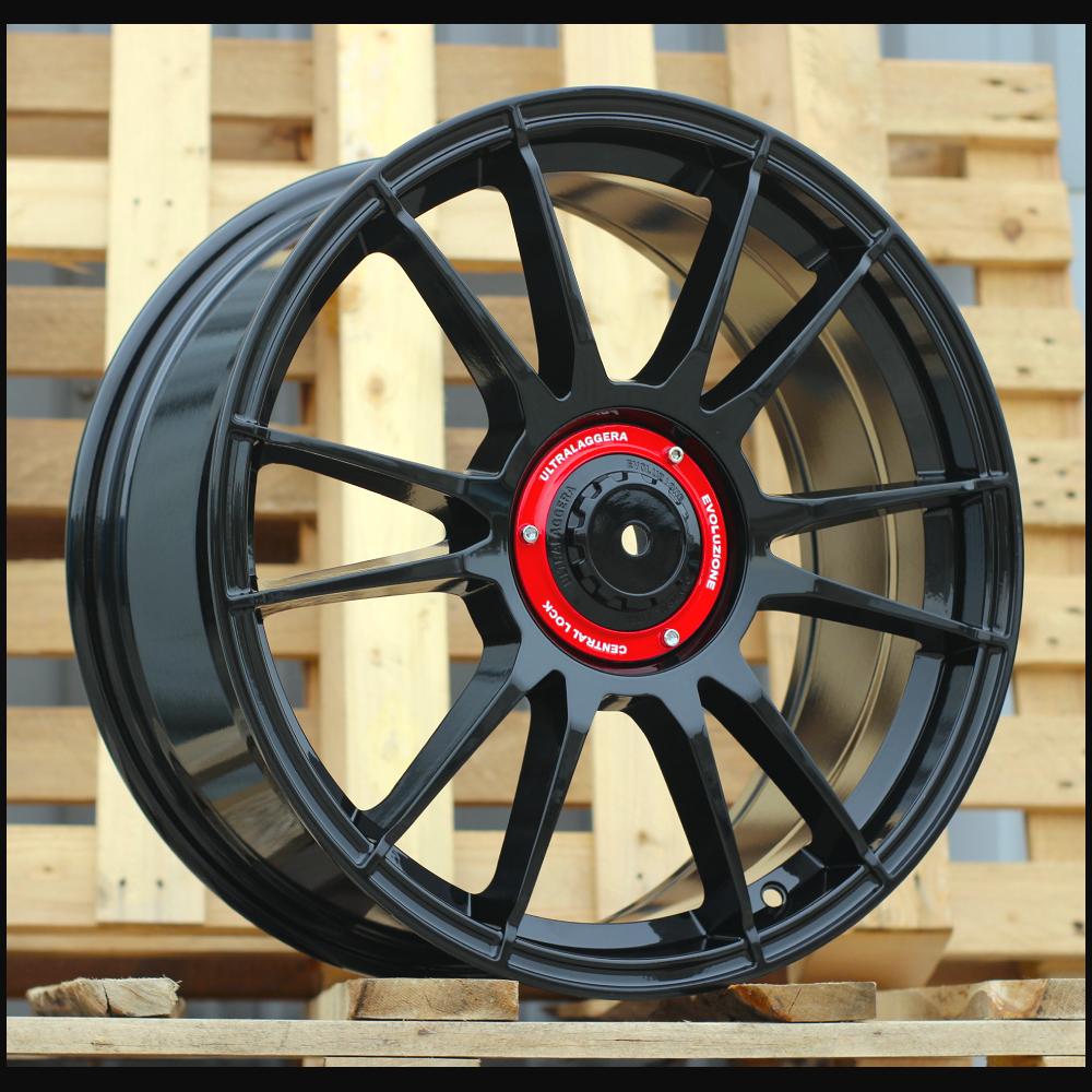 Wheel R18x8J  10X100/112  ET  40  66.5  F8713  Black (BL)  For RACIN  (M)  (HYBRID FORGED OZ Style)