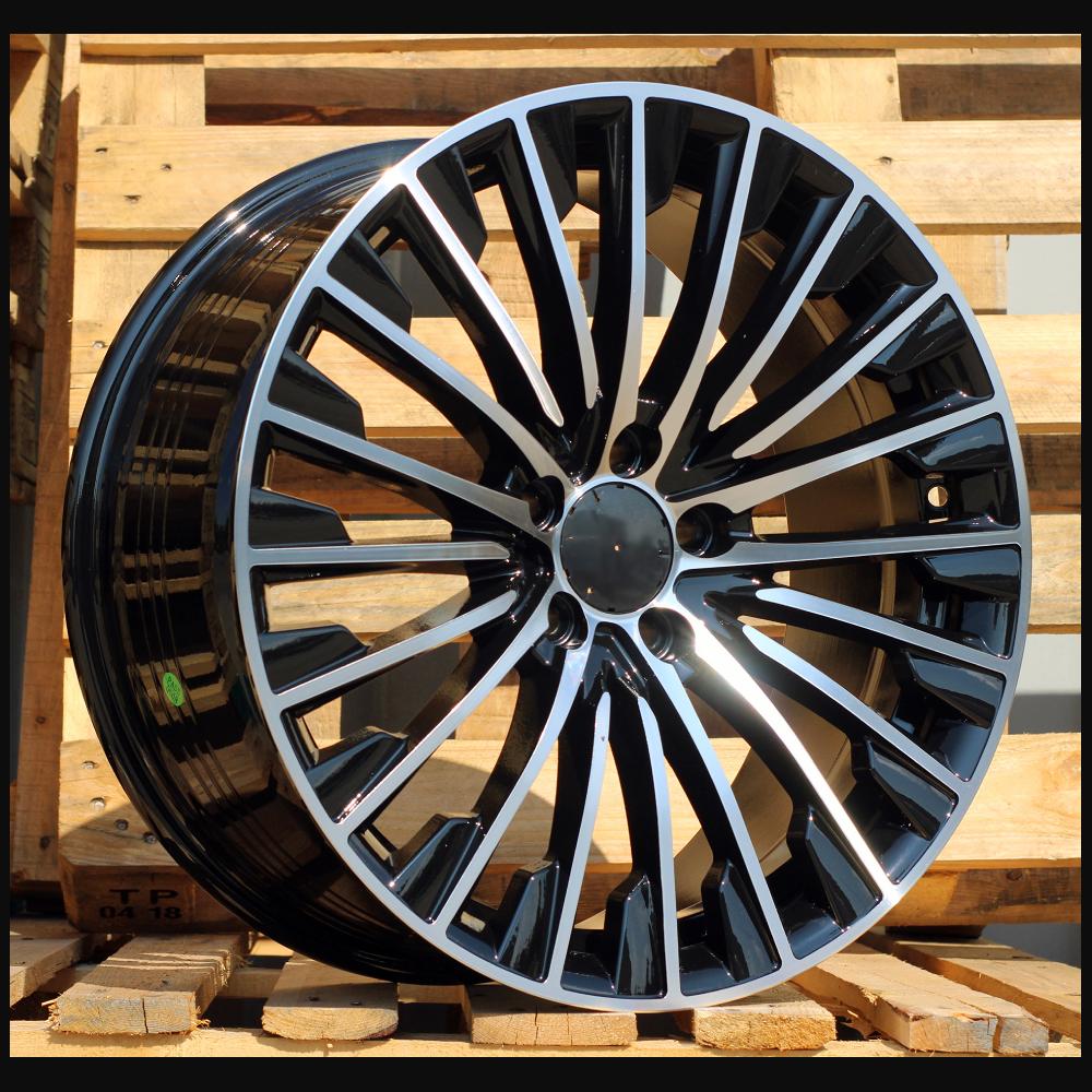 Wheel R18x8J  5X112  ET  35  66.6  FBX132  Black Polished (MB)  For MER  (Z5)  (HYBRID FORGED)