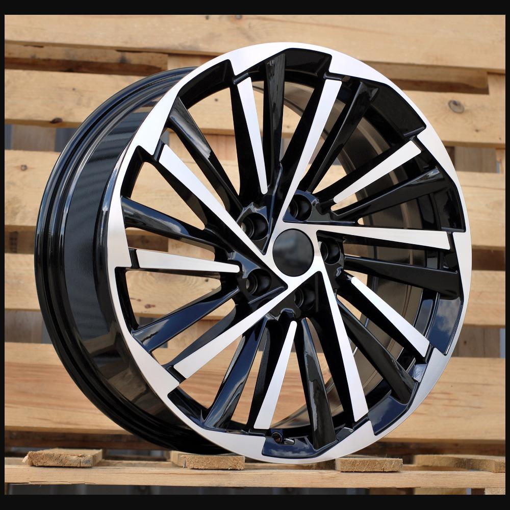 Wheel R19x8J  5X112  ET  44  57.1  FBX261  Black Polished (MB)  For SKODA  (M)  (HYBRID FORGED)