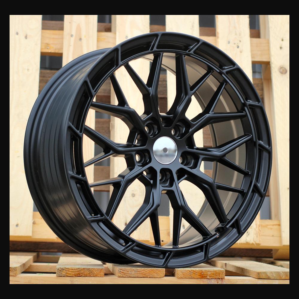 Wheel R18x8J  5X120  ET  35  72.6  FBX384  Black Half Matt (BLHM)  For RACIN  (Z7)  (HYBRID FORGED)