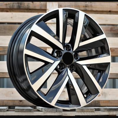 Wheel R17x6.5J  5X100  ET  34  57.1  FBX515  Black Polished (MB)  For VW  (P1)  (HYBRID FORGED)