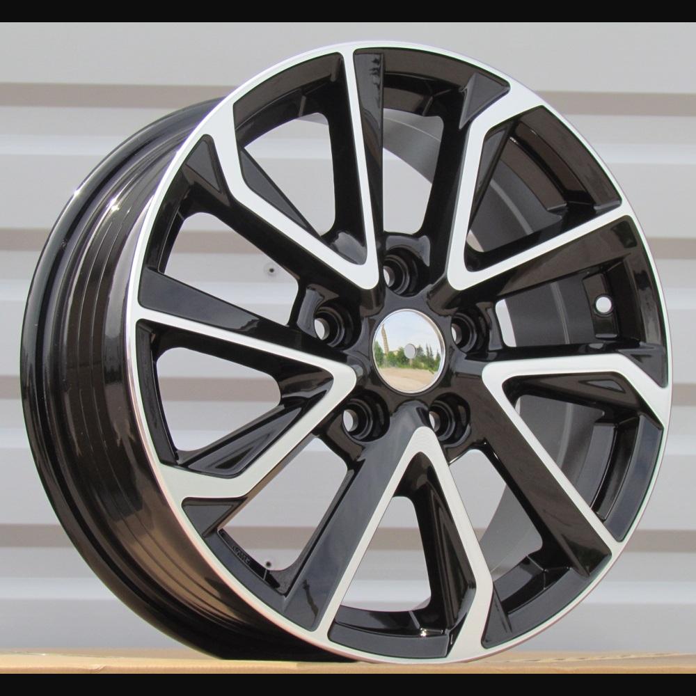 Wheel R16x6.5J  5X114.3  ET  45  60.1  FE177  Black Polished (MB)  For TOYOT  (K7)