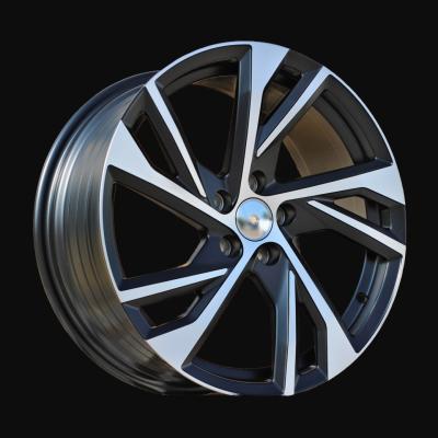 Cerchio R18x8J  5X108  ET  45  63.3  FE183  (YF5772)  Black Polished Half Matt (MBHM)  For VOLVO  (Z7)  (HYBRID FORGED)