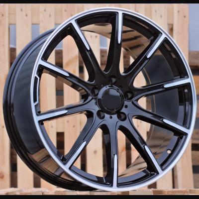 Wheel R22x10.5J  5X112  ET  38  66.6  FE236  (XFE628)  Black Polished (MB)  For MER  (P2+P1)  (HYBRID FORGED New BRABUS (Front+Rear))