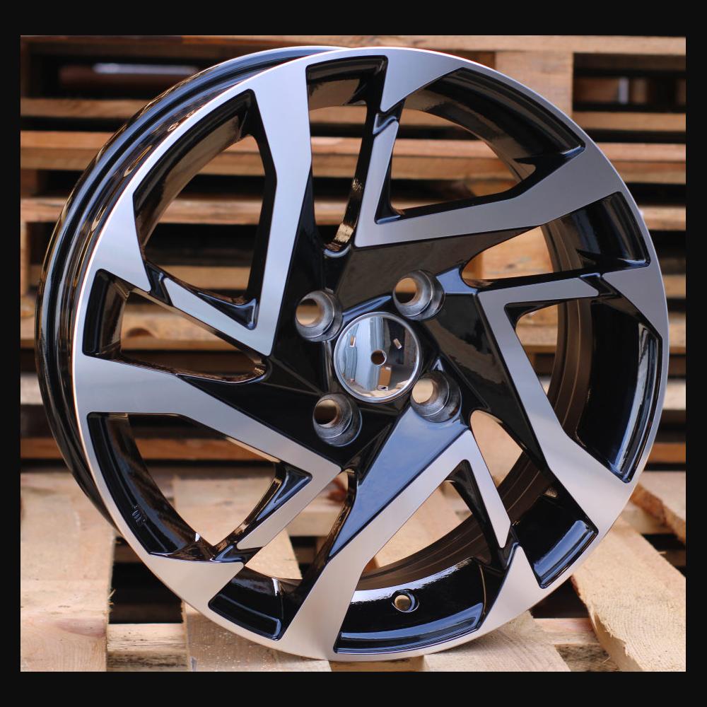 Wheel R15x6J  4X100  ET  40  54.1  I5417  Black Polished (MB)  For TOYOT  (Z3+K7)