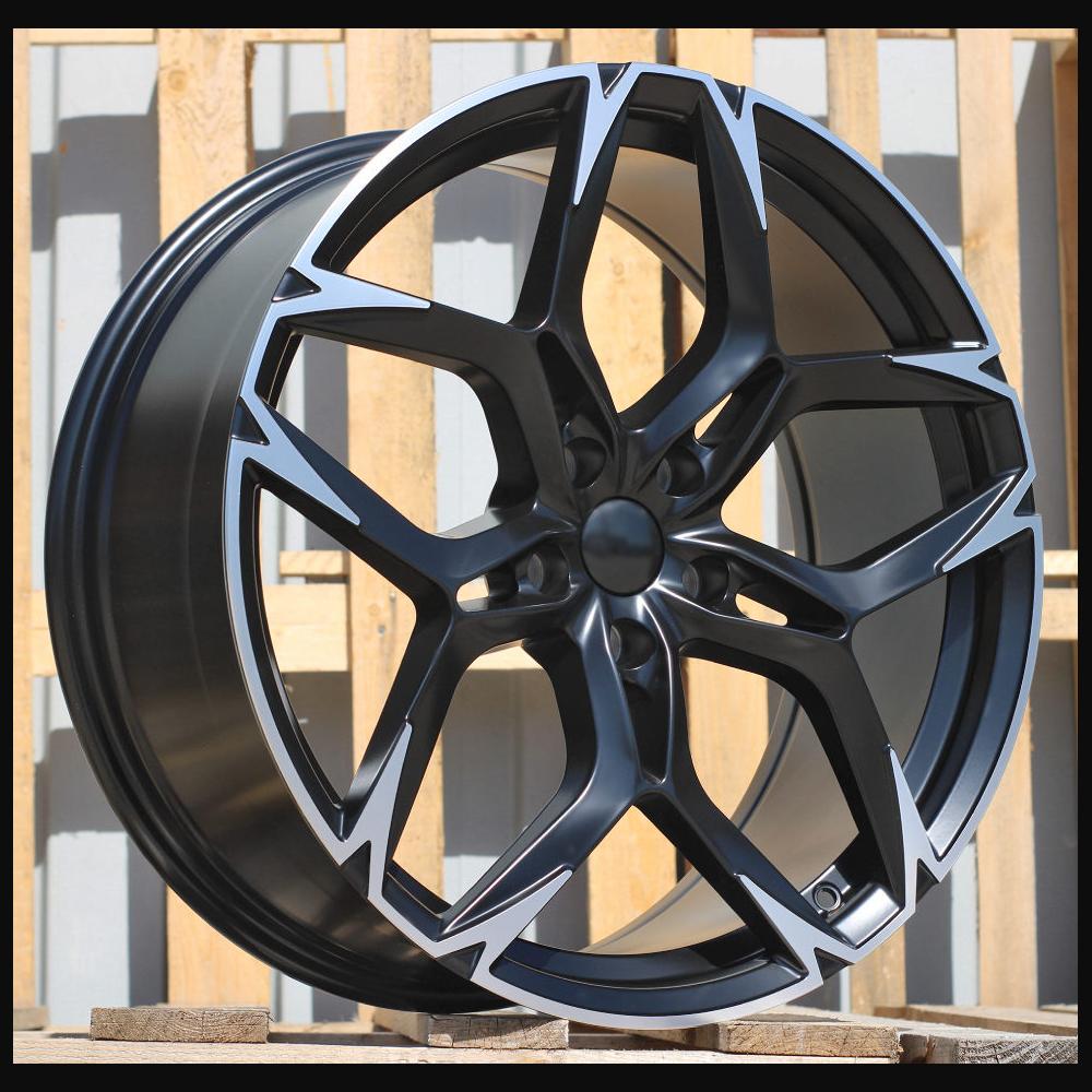 Wheel R18x8J  5X112  ET  40  57.1  I5572  (FBX220)  Black Polished Half Matt (MBHM)  For CUPRA  (Z5+K8+Z6)  (HYBRID FORGED)
