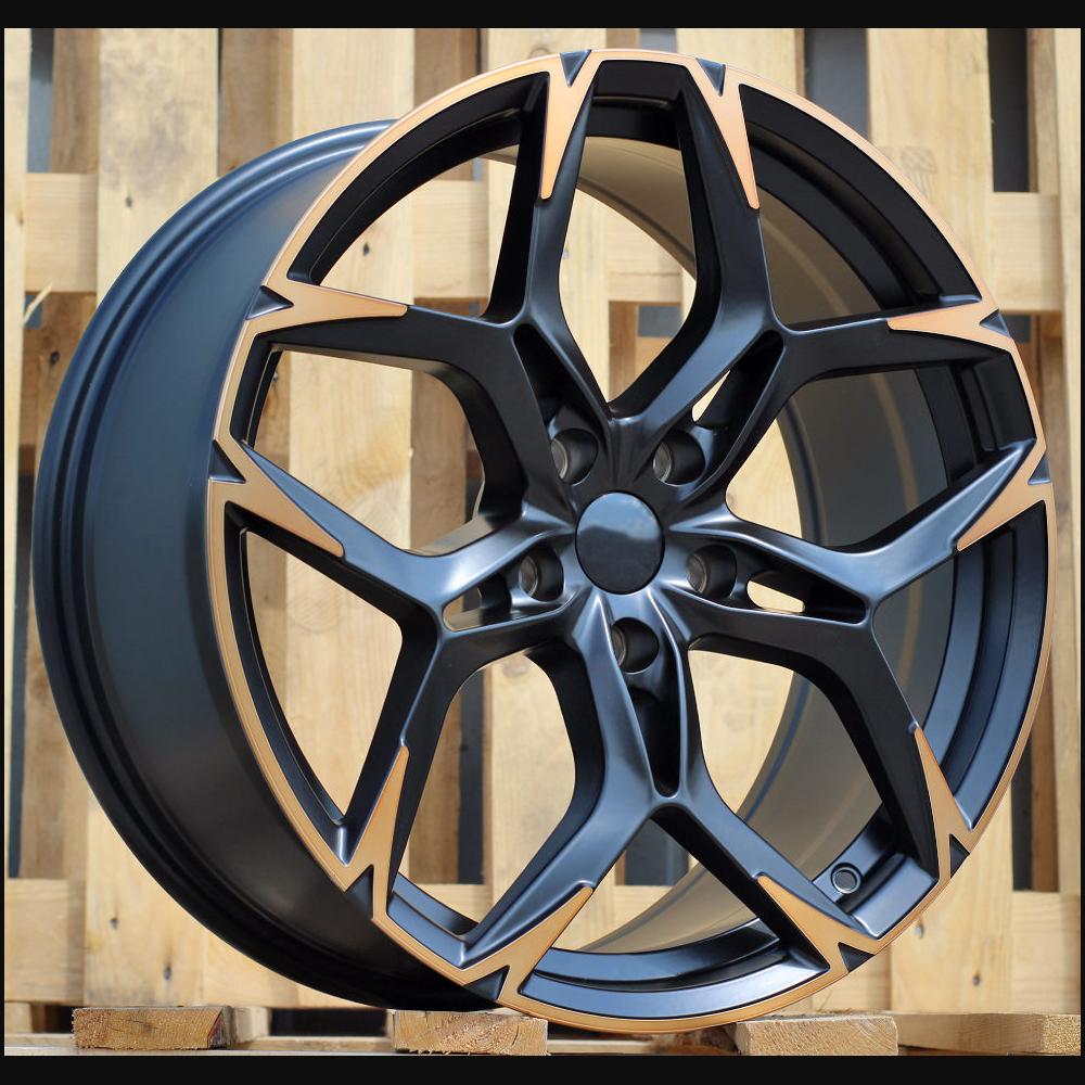 Wheel R19x8.5J  5X112  ET  40  57.1  I5572  (FBX220)  Black Polished Half Matt Cooper (MBHMC)  For CUPRA  (P2+Z7)  (HYBRID FORGED)