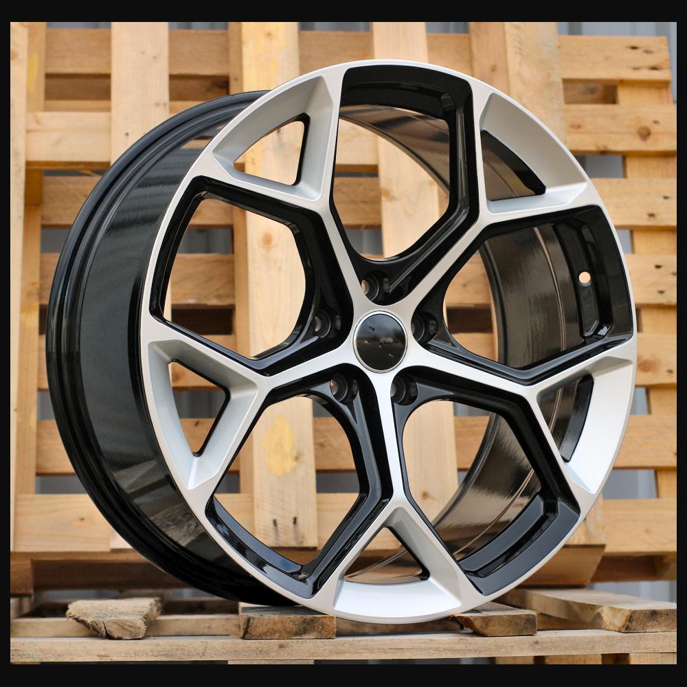 Wheel R22x10J  5X112  ET  19  66.5  I5598  (FBX112)  Silver Shining+Black (SSBL)  For AUD  (A+Z5)  (HYBRID FORGED)