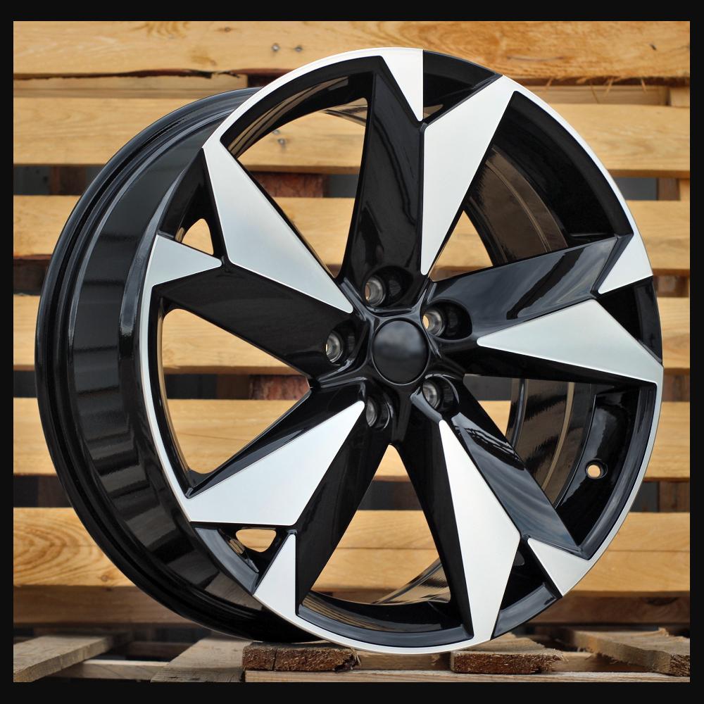 Wheel R19x8J  5X112  ET  41  57.1  I5625  Black Polished (MB)  For SKODA  (P2)  ((AKC 115 Eur)Kodiaq NEW Model)