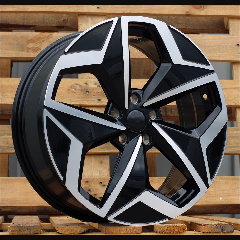 Wheel R19x7.5J  5X112  ET  50  57.1  I5649  Black Polished (MB)  For VW  (Z5)  (For ID3 (AKC 115 Eur))