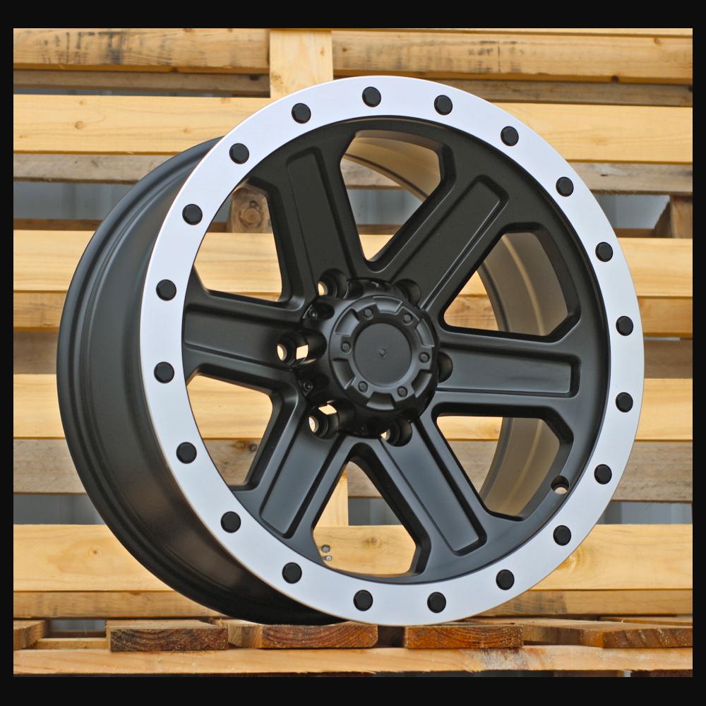 Wheel R17x8.5J  6X139.7  ET  0  110.1  JT224  Black Matt (BM)  For 4X4  (K3)  (HYBRID FORGED)