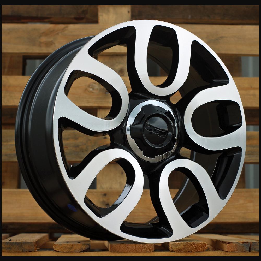 Wheel R17x7J  5X98  ET  41  58.1  L1291  Black Polished (MB)  For FIAT  (Z5)