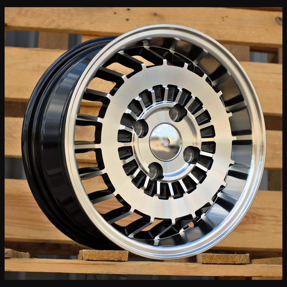 Wheel R13x5.5J  4X100  ET  30  67.1  L1354  Black Polished (MB)  For RACIN  (R)