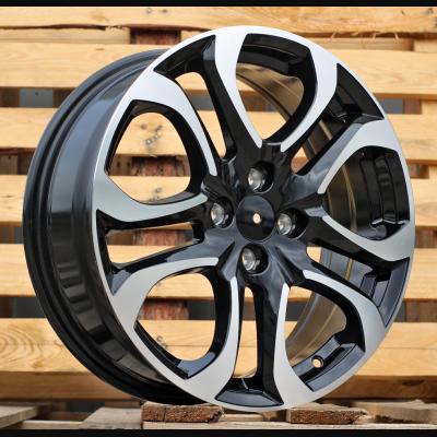 Wheel R17x6.5J  4X100  ET  45  60.1  L1650  Black Polished (MB)  For RACIN  (P1)
