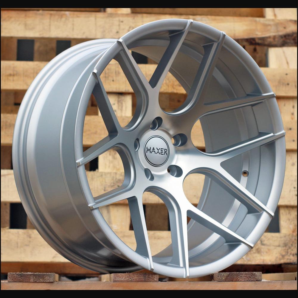 Wheel R20x10J  5X120  ET  40  72.6  SSA03  (HX022)  Polished Silver Half Matt (MSHM)  For HAXER  (Z2)  (Rear+Front)