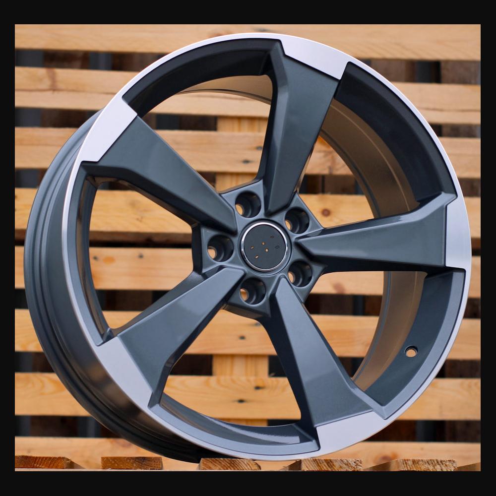 Wheel R19x8.5J  5X112  ET  32  66.5  XE351  (BK5589)  Grey Polished (MG)  For AUD  (K4)