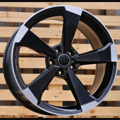 Wheel R17x7.5J  5X100  ET  40  57.1  XE351  (BY1491/AU303)  Black Polished (MB)  For AUD  (P+P2+Z2)