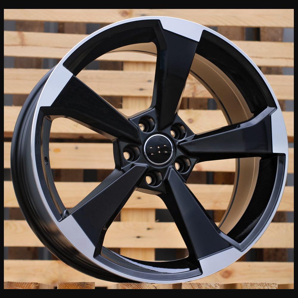 Wheel R19x8.5J  5X112  ET  43  66.5  XE351  (BY1491)  Black Polished (MB)  For AUD  (Z2)