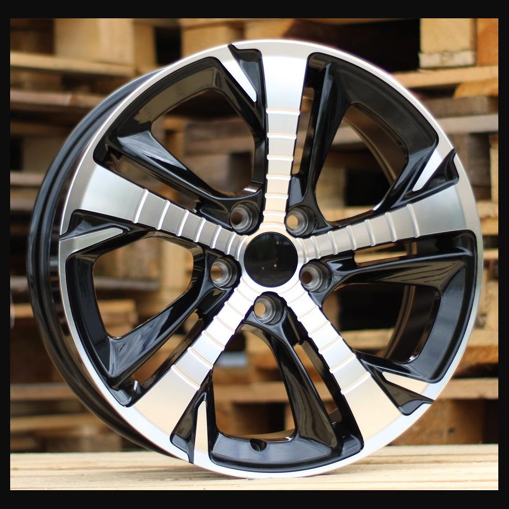 Wheel R17x7.5J  5X108  ET  44  65.1  XE410  Black Polished (MB)  For PEUG  (R+P2)