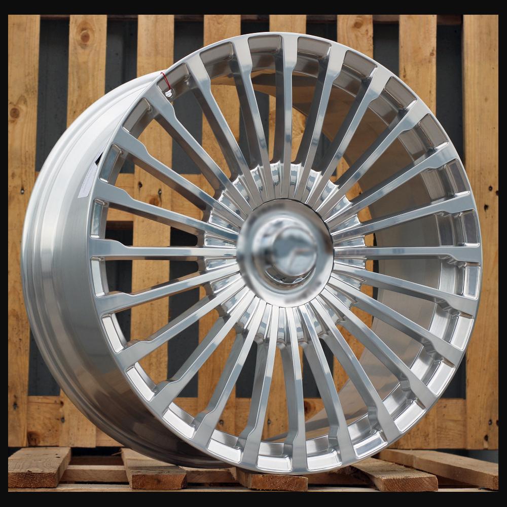 Wheel R22x10J  5X112  ET  40  66.6  XFRGW618  (TX008)  Full Polished (FPL)  For MER  (K7)  (FORGED (Rear+Front))