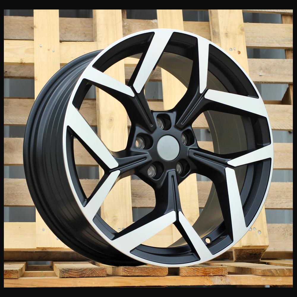 Wheel R19x8J  5X108  ET  47.5  63.4  YF5729  Black Polished Half Matt (MBHM)  For FORD  (A)  (HYBRID FORGED New Model)