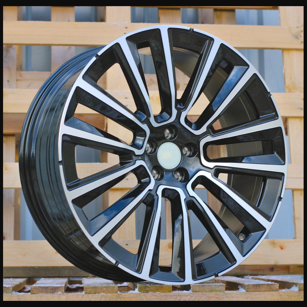 Wheel R19x8J  5X108  ET  42.5  63.4  YF7076  (3S1341)  Black Polished (MB)  For VOLVO  (M)  (HYBRID FORGED)