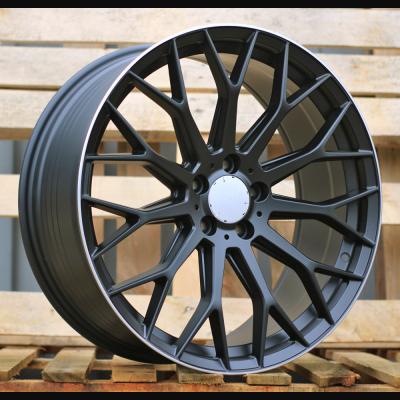 Wheel R19x8J  5X112  ET  43  66.6  YS1180  Black Half Matt+Polished Lip (BLHMPL)  For MER  (P)  (HYBRID FORGED Front+Rear)