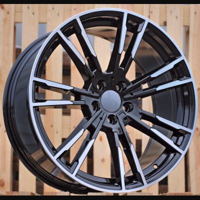 Wheel R19x8.5J  5X120  ET  33  72.6  A7065  (BY1356)  Black Polished (MB)  For BMW  (Z2)  (Rear+Front)
