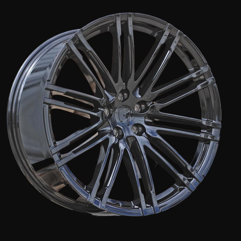 Felge R21x10J  5X112  ET  19  66.6  B1026  (D1041)  Full Black (FB)  For PORCH  (K7)  (Rear+Front)