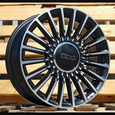 Wheel R16x6.5J  4X98  ET  35  58.1  Y1210  Black Polished (MB)  For FIAT  (P)  (NEW Model 500)