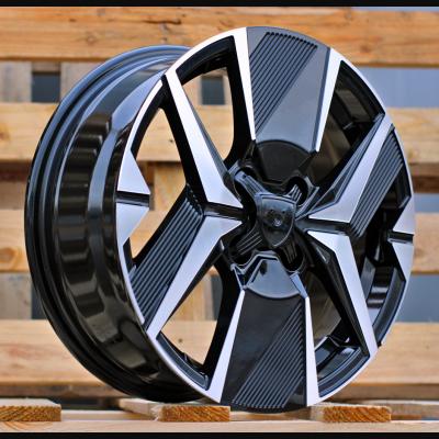Wheel R16x6.5J  4X108  ET  32  65.1  Y1256  Black Polished (MB)  For PEUG  (R+D5)  (NEW Model)