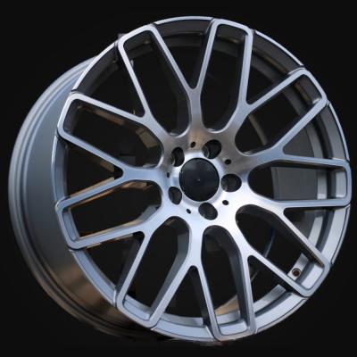 Ratlankis R20x8.5J  5X112  ET  35  66.5  AT967  (IN0186)  Grey Polished (MG)  For MER  (K7)  (BRABUS Style Rear+Front)