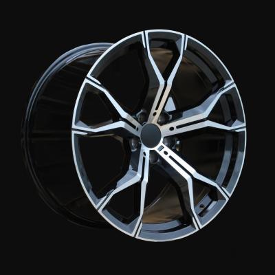 Cerchio R21x9.5J  5X112  ET  37  66.6  B5498  Black Polished (MB)  For BMW