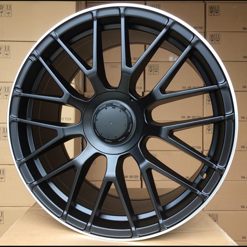 Wheel R19x8.5J  5X112  ET  35  66.6  BK912  (BY1268)  Black Half Matt+Polished Lip (BLHMPL)  For MER  (P)  (()