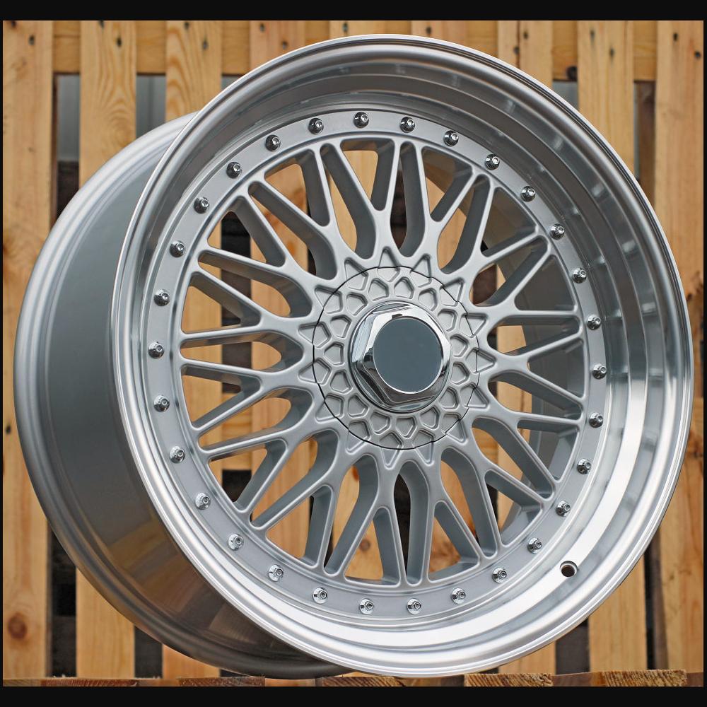 Wheel R18x8J  10X112/120  ET  20  74.1  BY479  (XF135)  Silver+Polished Lip (SP)  For RACIN  (R+P2)  (BBS Style Front+Rear)