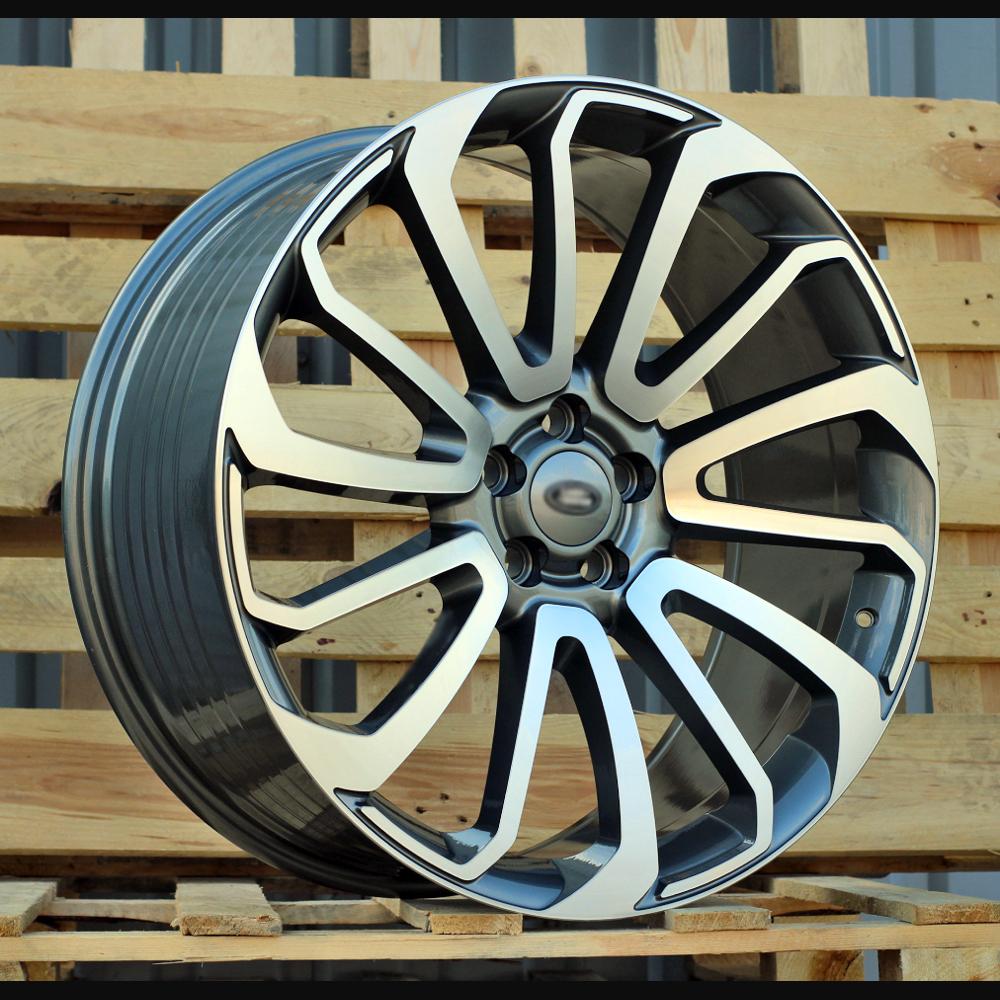 Wheel R23x10J  5X120  ET  45  72.6  BY959  (FBX196)  Grey Polished (MG)  For LAND  (Z5)  (HYBRID FORGED)