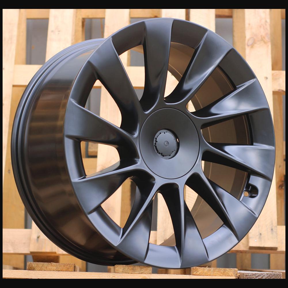 Wheel R20x9.5J  5X114.3  ET  45  64.1  D1797  (H3130F)  Black Matt (BM)  For TESLA  (Z3)  (HYBRID FORGED (Model Y))