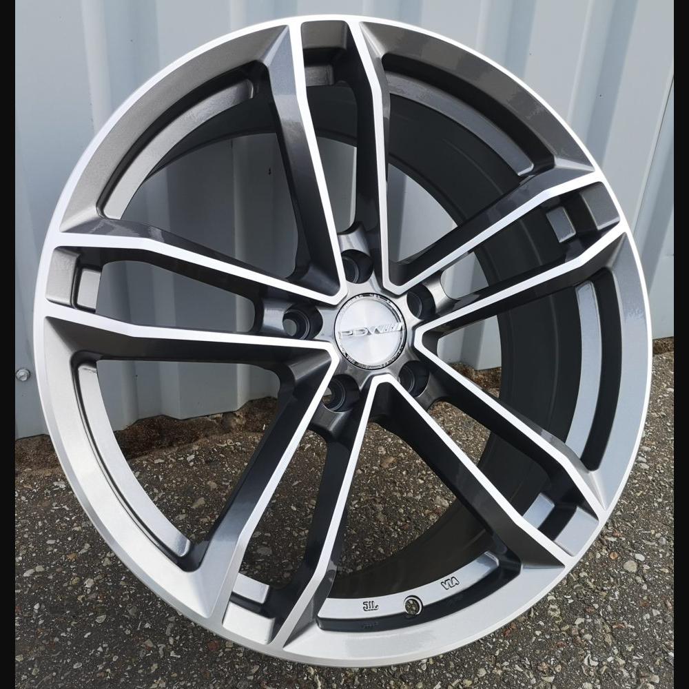 Wheel R18x8J  5X100  ET  40  73.1  D5276  Grey Polished (MG)  For RACIN  (K4)  ((AKC 85 Eur) Style PDW)