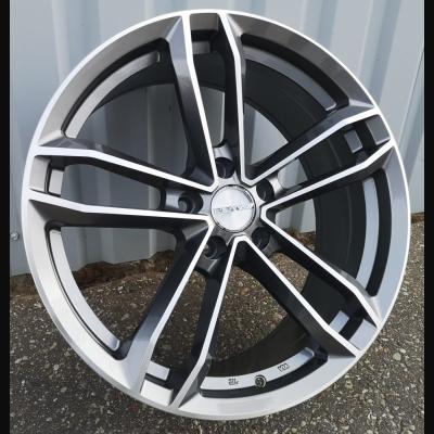 Wheel R18x8J  5X100  ET  40  73.1  D5276  Grey Polished (MG)  For RACIN  (K4)  ((AKC 85 Eur) Style PDW)