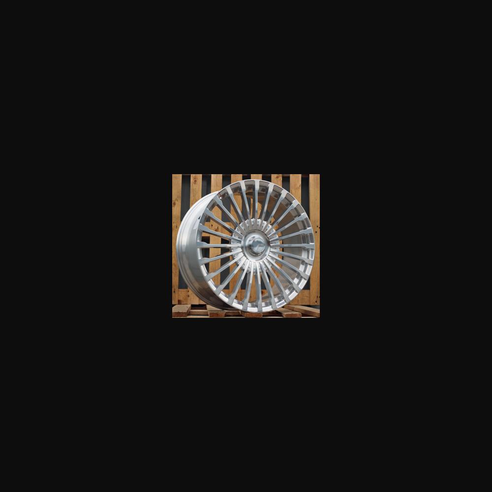 Wheel R23x10J  5X112  ET  40  66.6  F138  Full Polished (FPL)  For MER  (P1)  (HYBRID FORGED Rear+Front)
