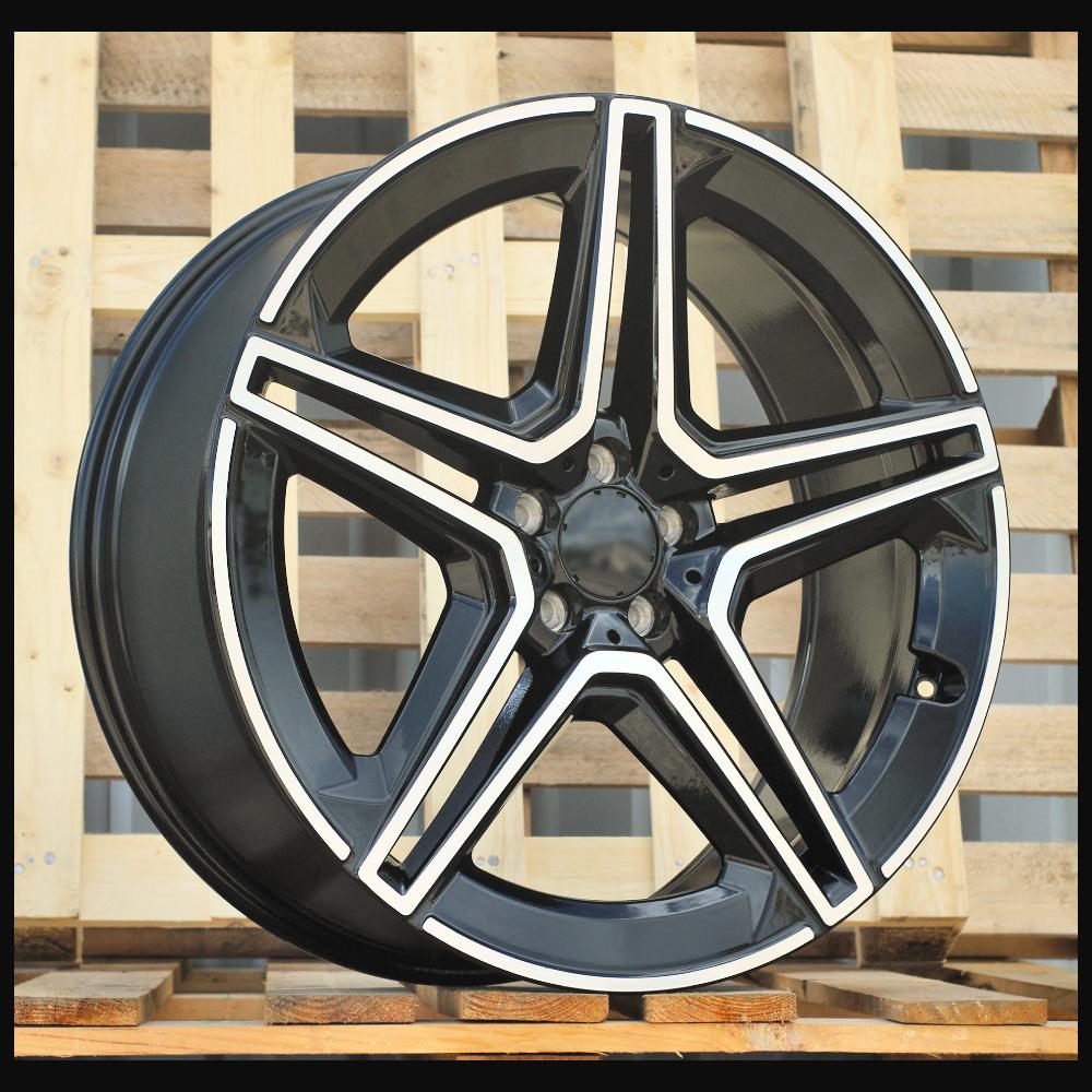 Wheel R20x9.5J  5X112  ET  45  66.5  FBX142  (H3067F)  Black Polished (MB)  For MER  (Z3)  (HYBRID FORGED Rear+Front)