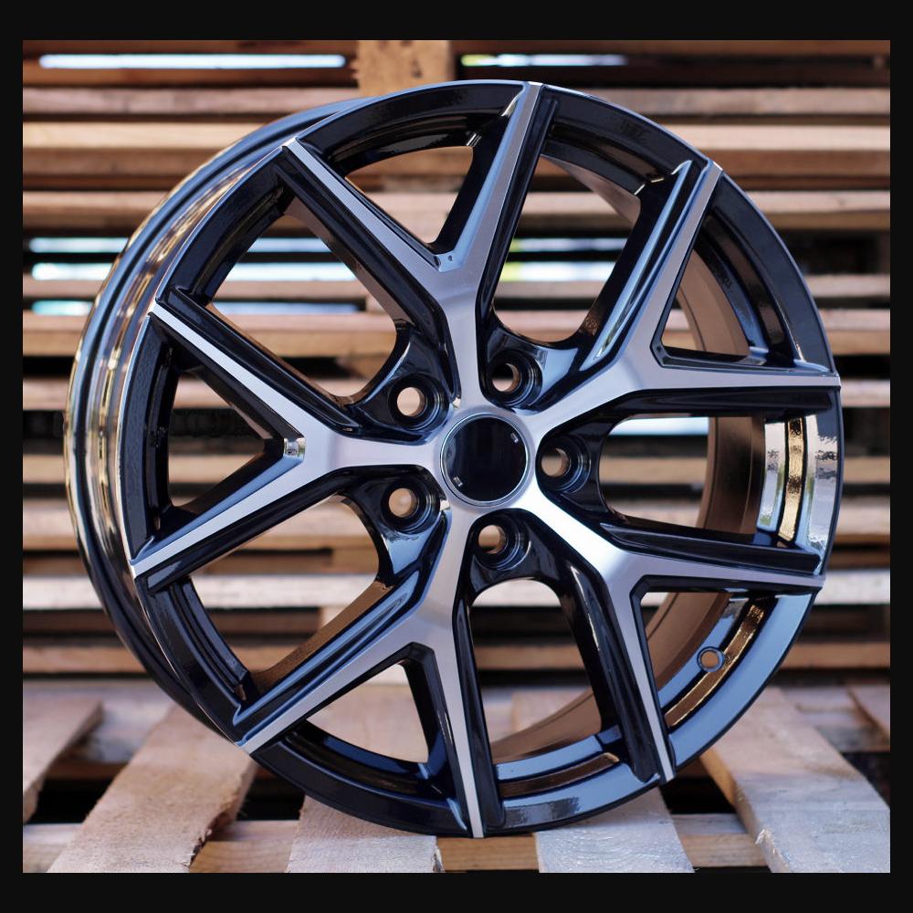 Wheel R18x7.5J  5X114.3  ET  45  60.1  FE148  (Y1140)  Black Polished (MB)  For TOYOT  (K4+P)