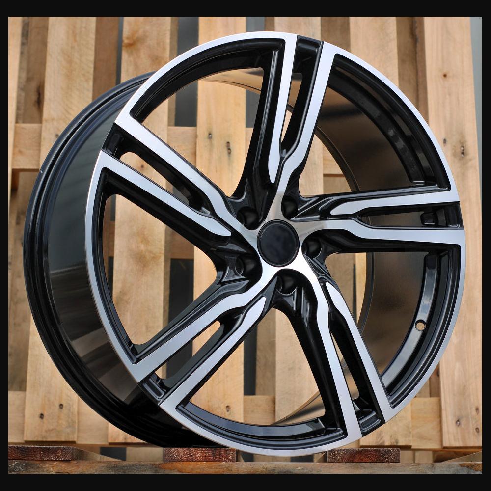 Wheel R20x8.5J  5X108  ET  42  63.3  FE161  (BK5399)  Black Polished (MB)  For VOLVO  (P+K4)