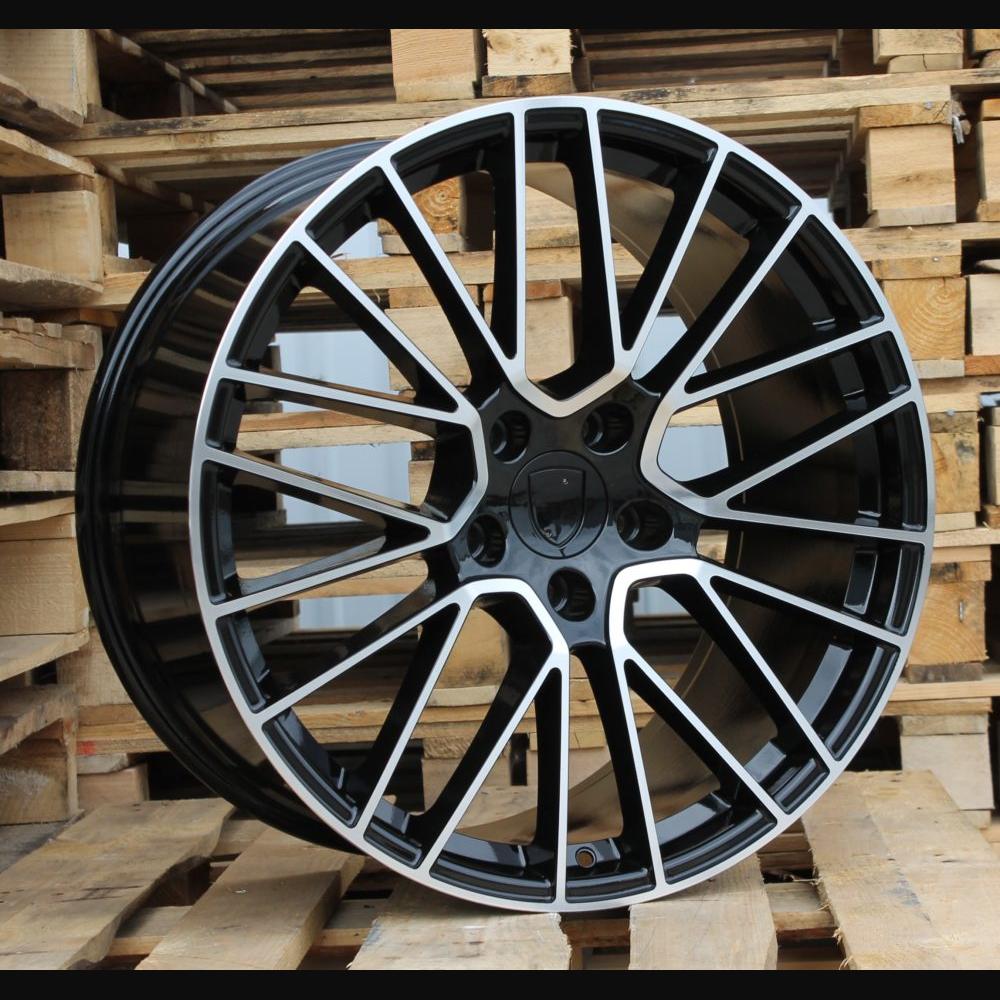Wheel R21x9J  5X112  ET  26  66.5  FE179  (IN0261)  Black Polished (MB)  For PORCH  (K3)  (Rear+Front)