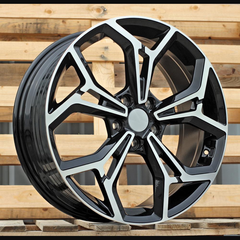 Wheel R17x7J  5X114.3  ET  48.5  67.1  FE190  (YF5690)  Black Polished (MB)  For KIA  (K7)  (HYBRID FORGED)