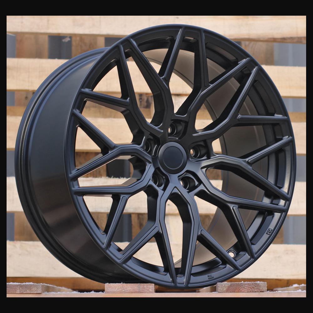 Wheel R19x9.5J  5X120  ET  40  72.6  H4101  (BY1920)  Black Half Matt (BLHM)  For RACIN  (Z3)  (Vossen Style Front+Rear)