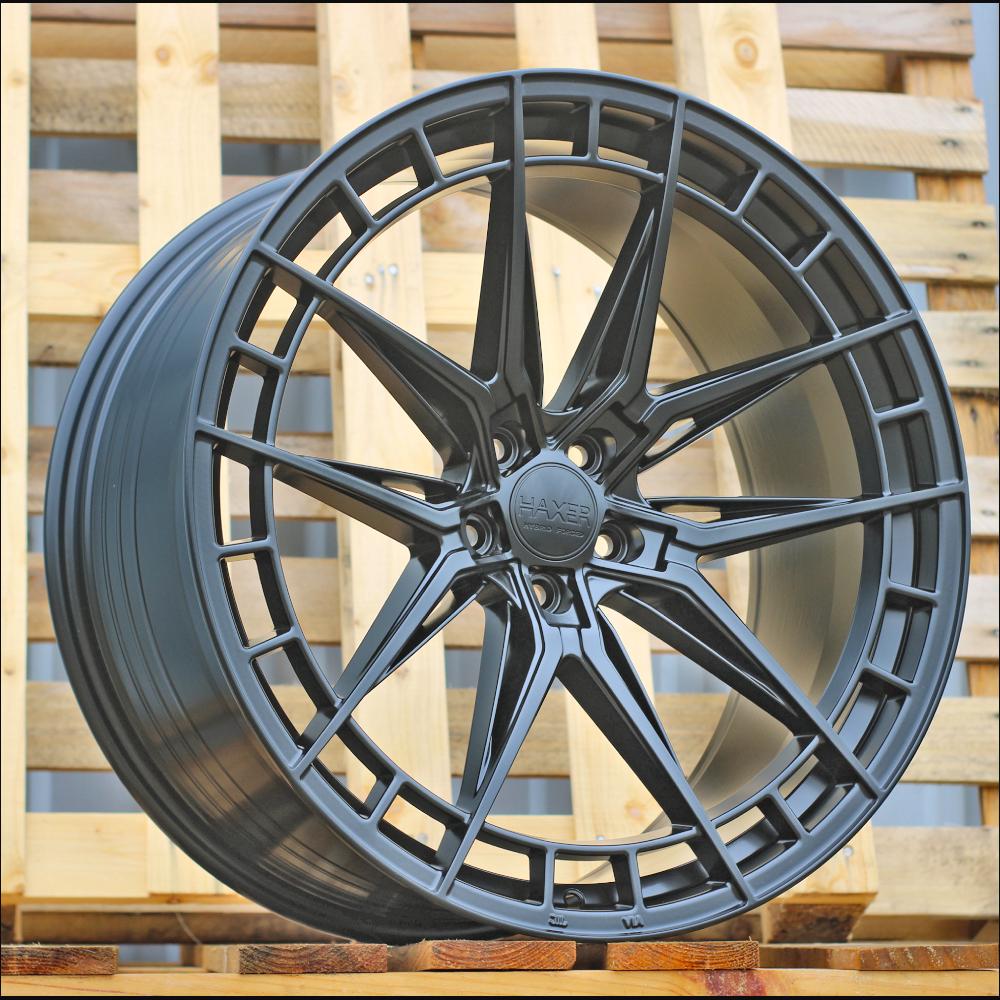 Wheel R18x8J  5X120  ET  34  72.6  HX046F  Black Half Matt (BLHM)  For HAXER  (A)  (HYBRID FORGED)