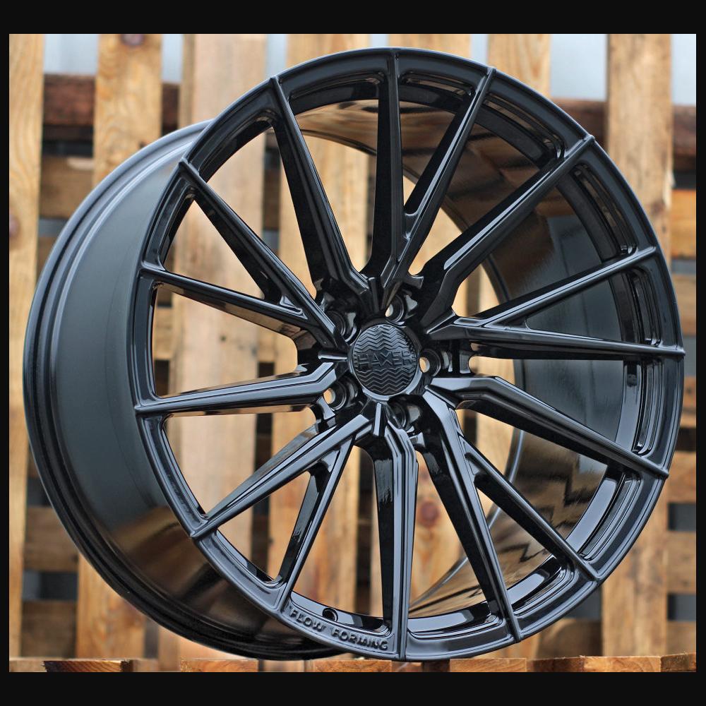 Wheel R21x9.5J  5X112  ET  30  66.5  HX06F  Black (BL)  For HAXER  (K4)  (HYBRID FORGED (Front+Rear))