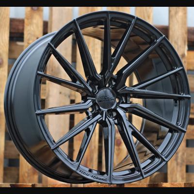 Wheel R21x9.5J  5X112  ET  30  66.5  HX06F  Black (BL)  For HAXER  (K4)  (HYBRID FORGED (Front+Rear))