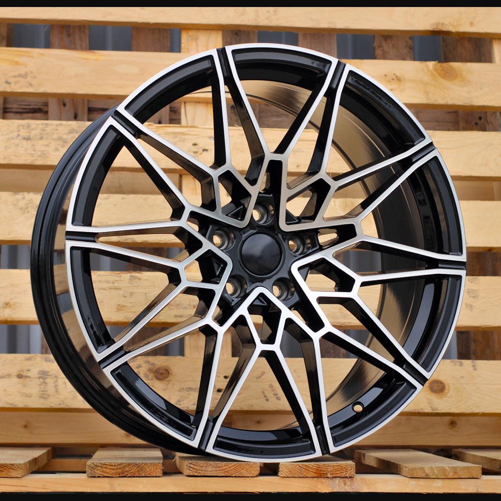Wheel R20x8.5J  5X120  ET  35  72.6  I0293  Black Polished (MB)  For BMW  (K7)  (Rear+Front)